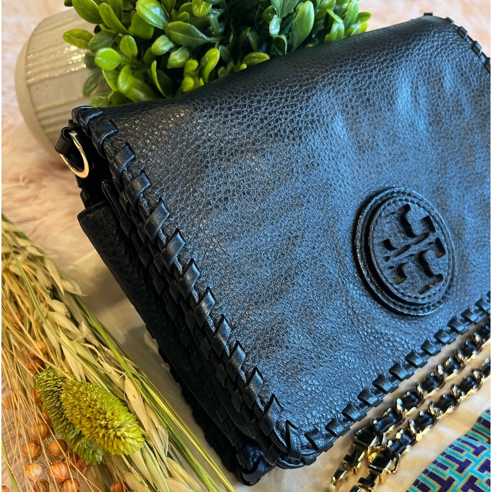 Tory Burch Leather Marion Combo bag